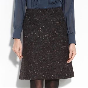 Theory ‘Anorel’ Rainbow Wool A-Line Skirt